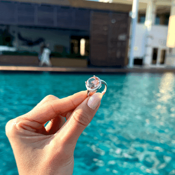 925 Silver Sultanite Color Change Diaspor Shuttle Ring•Natural Turkish Stone•Handmade Summer Jewelry Gift for Her Mom Grandma