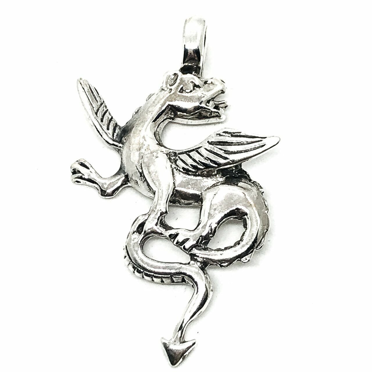 925 Ayar Gümüş Mitolojik Canavar Kolye Ucu