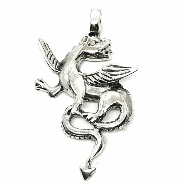 925 Ayar Gümüş Mitolojik Canavar Kolye Ucu