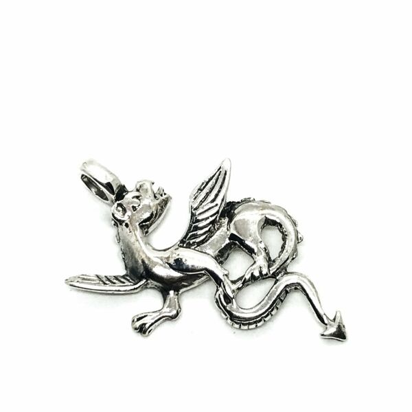 925 Ayar Gümüş Mitolojik Canavar Kolye Ucu