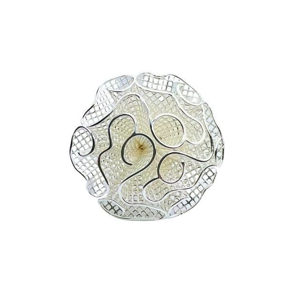 925 Ayar Gümüş Gül Kuyum Modeli Modern Yüzük