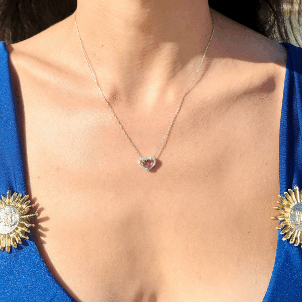 925Silver Sultanite ColorChange Heart Necklace•Turkish Stone Pedant • Handmade Summer Fine Jewelry Minimalist Gift for Her