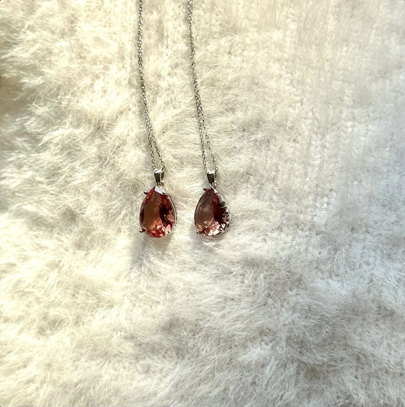 925Silver Sultanite Color Change Drop Necklace • Natural Turkish Stone Pedant• Handmade Summer Fine Jewelry Gift for Her Mom