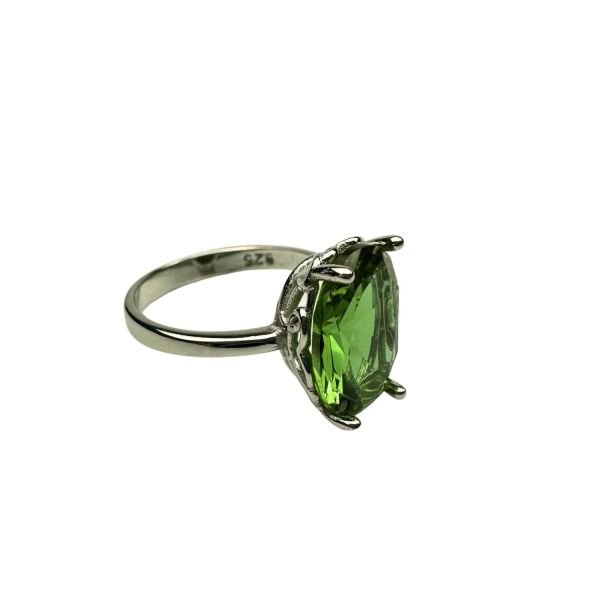 925 Ayar Gümüş Zultanite Taşlı Oval Kesim Set Kolye Küpe Yüzük