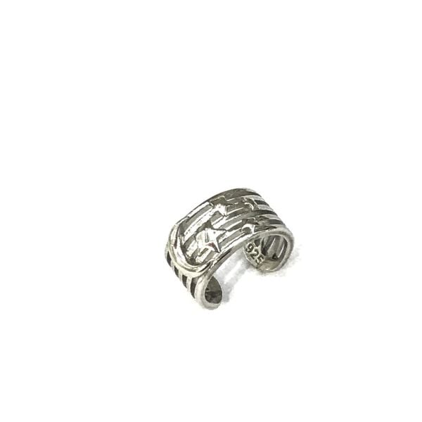 925 Ayar Gümüş Ay ve Yıldızlar Earcuff Küpe