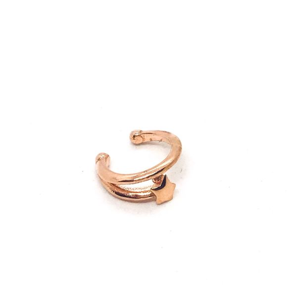 925 Ayar Gümüş Yıldızlı Earcuff Küpe