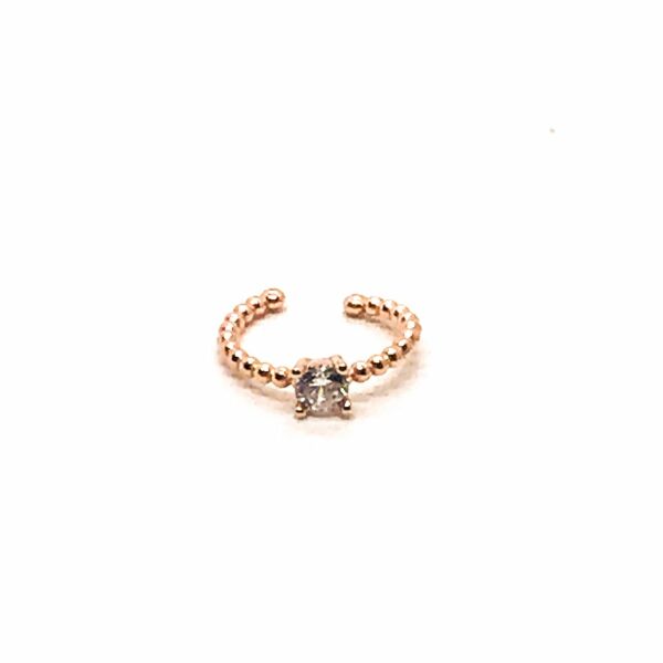 925 Ayar Gümüş Zirkon Taşlı Earcuff Küpe