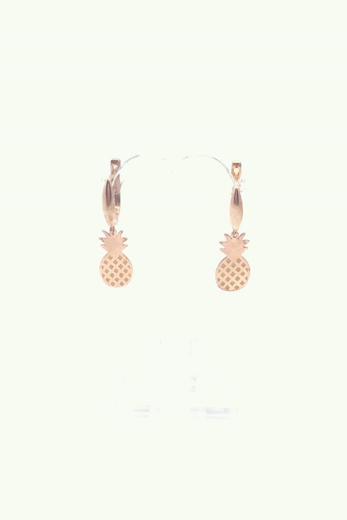 Gümüş Ananas Küpe