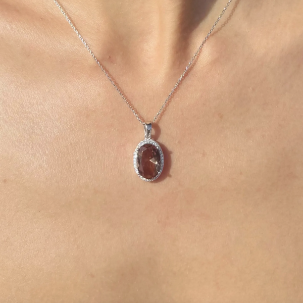 925Silver Sultanite Set/Necklace/Ring/Earring•Diaspore Turkish Stone•Handmade Summer Fine Jewelry Gift for Her
