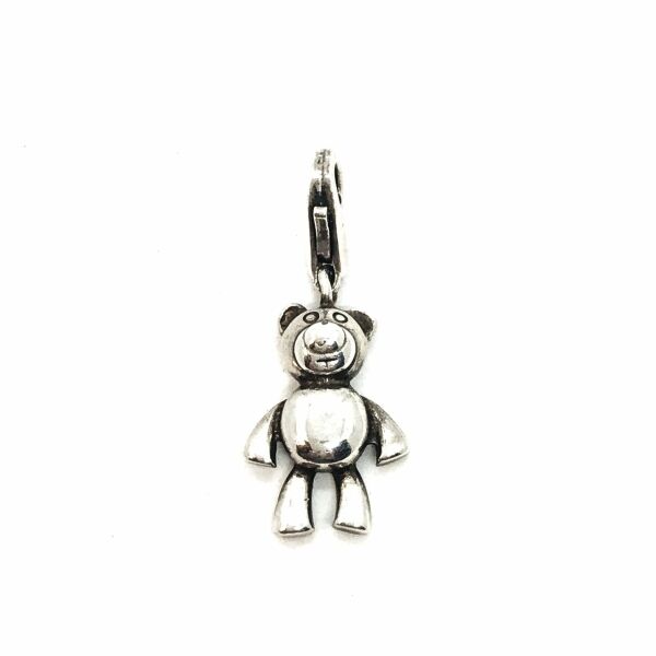 925 Ayar Gümüş Teddy  Bear Kolye Ucu
