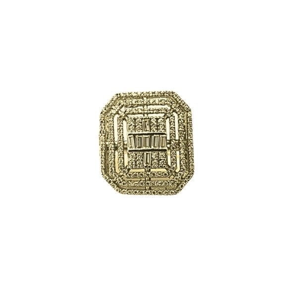 925 Ayar Gümüş Baget Kesim Zirkon Taşlı Pırlanta Modeli Dilan Kolye